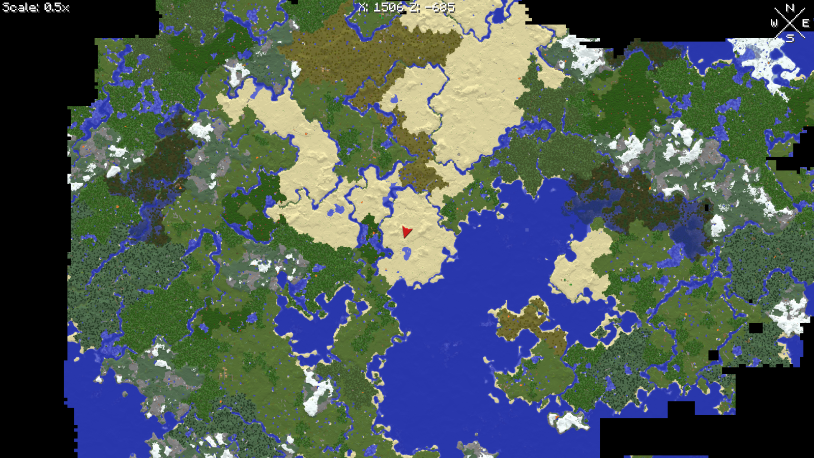 World map minecraft